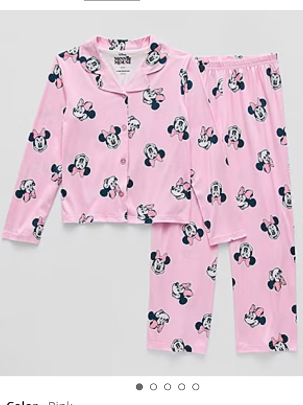 Minnie Mouse Pajamas size 8